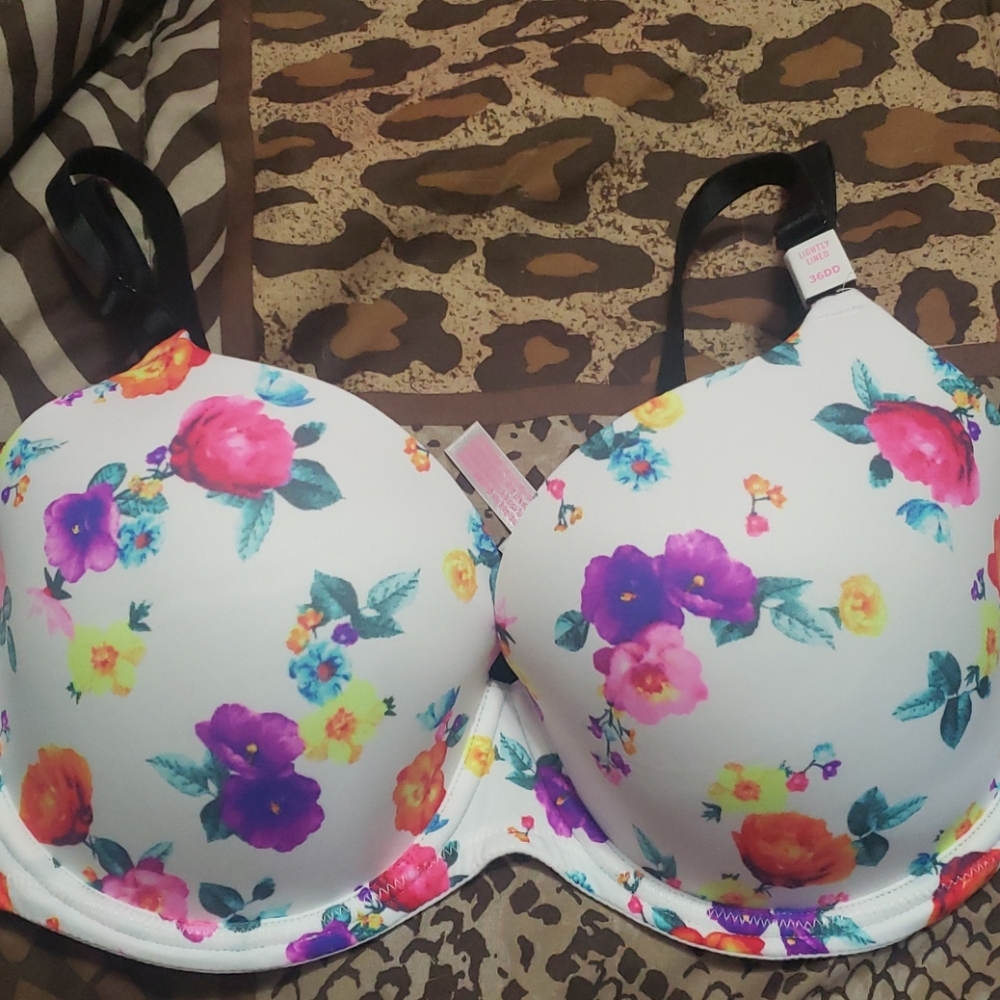 PINK bra 36 dd lightly lined